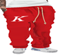 RED sweats pants