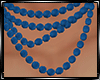 Blue  Bead Necklaces