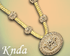K* Gold Coins Necklace