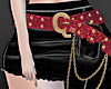 red gold belt