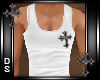 DS men white cross top