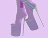 Purple Hologram Heels