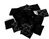 Black lace pillows
