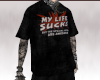 {V} Life Sucks Tee