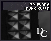~DC) 7P Punk Furry Cuffs