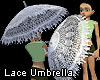 Lace Umbrella White