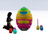 Easter egg painting anin