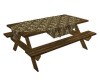 CAMOUFLAGE PICNIC TABLE