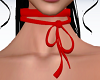 Red Ribbon Choker