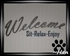 Paws Rescue Welcome Sign
