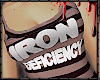 ! IRON DEFICIENCY