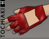 Leather Gloves #Red