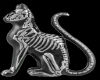 Skeleton Black Cat Neckl
