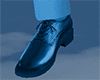 Blue dress shoes