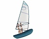 Animated windsurf board