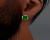 Emerald Earrings gold