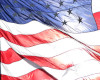 American Flag Backdrop