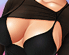梅 black corset top