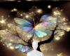 Butterfly tree backgroun