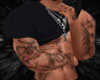 over shoulder tee + tat