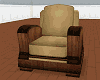 Beige Wooden Chair