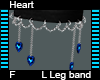 Heart L Leg band F