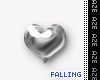 Falling Silver Hearts M