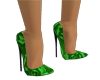 Green Christmas Heels