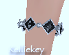 Silver black  Bracelets