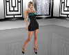 Black and Teal Mini