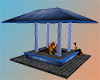 Blue Outdoor Fire Pit