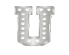 Marquee Letter "U"