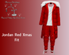 Jordan Red Xmas Fit