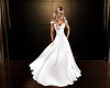 white silk gown