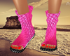 pink sandals,sandalet