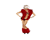 N*R* RedBlack Fur Bikini