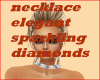necklace elegant spark d