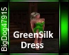 [BD]GreenSilkDress