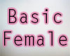 Basic Female avatar
