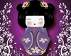 Purple Kokeshi