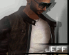 [J] Leather Jacket Brown