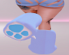 Blue Paw Print