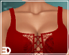 Red Lace Corset Skirt