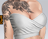 White Top + Tattoo Bimbo