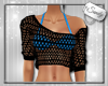 Crochet Top with Blue