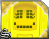 Yellow robot animated