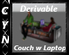 Derivable Couch w Laptop