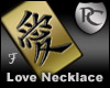 Kanji Love Necklace