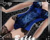 {B} Blue Lace Corset