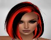 Red Neon/Black Hair